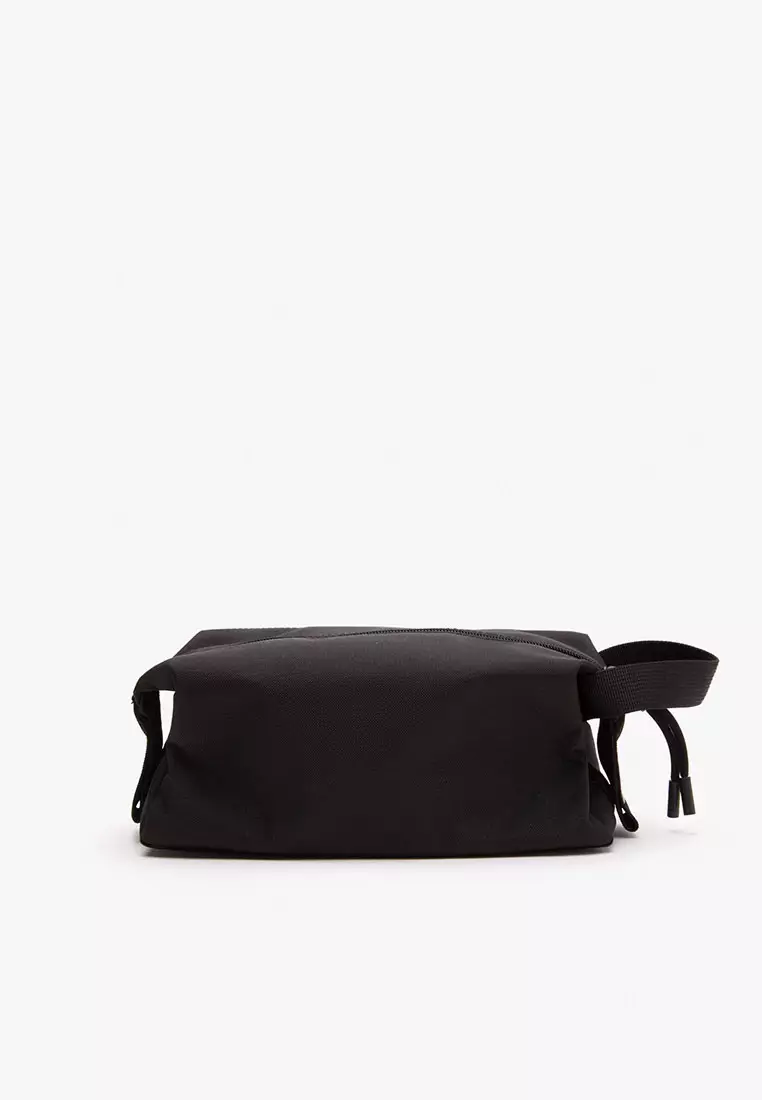 Lacoste Unisex Zippered Toiletry Bag