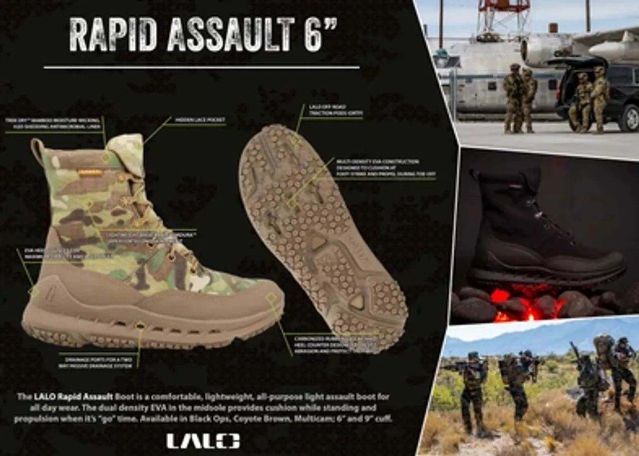 LALO RAPID ASSAULT 6" Multicam Boot