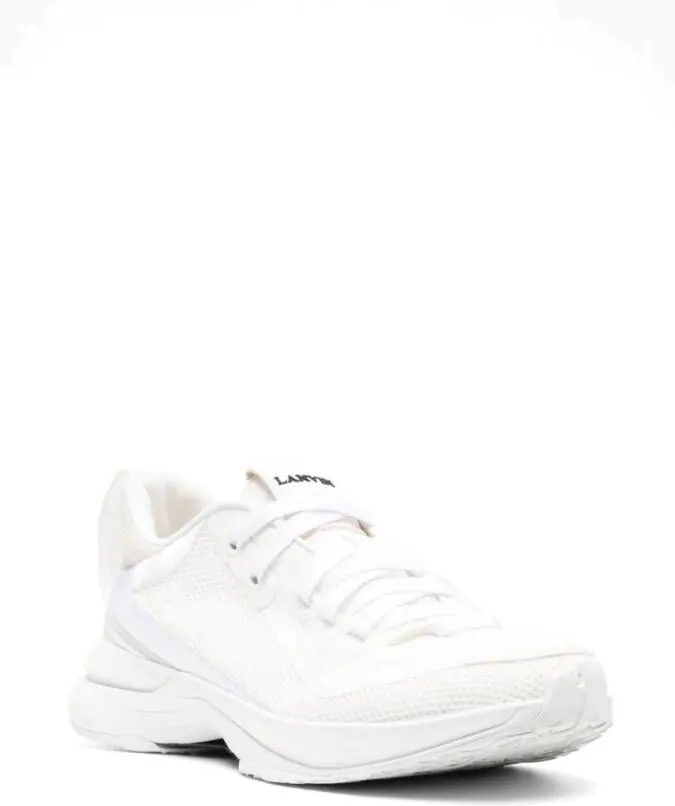 Lanvin logo-detail mesh sneakers White