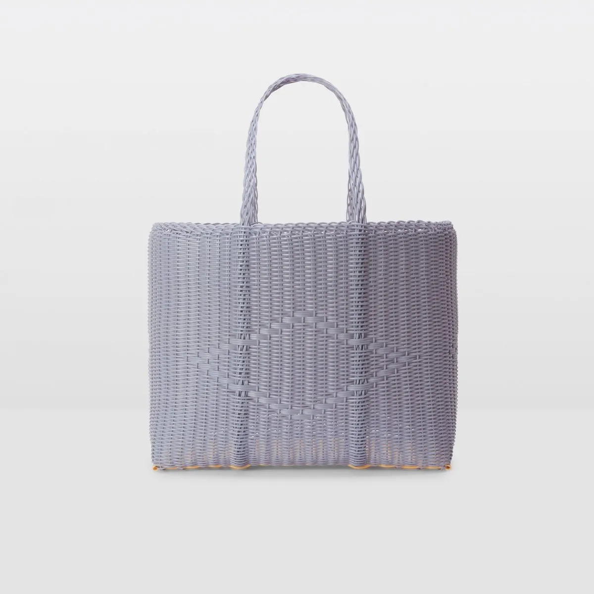 Large Basket Bag - Blue Lilac