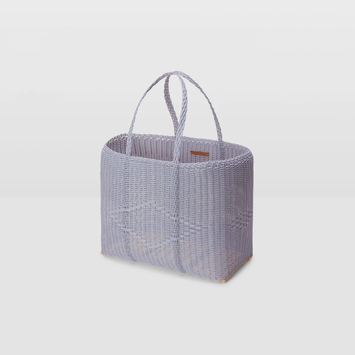 Large Basket Bag - Blue Lilac