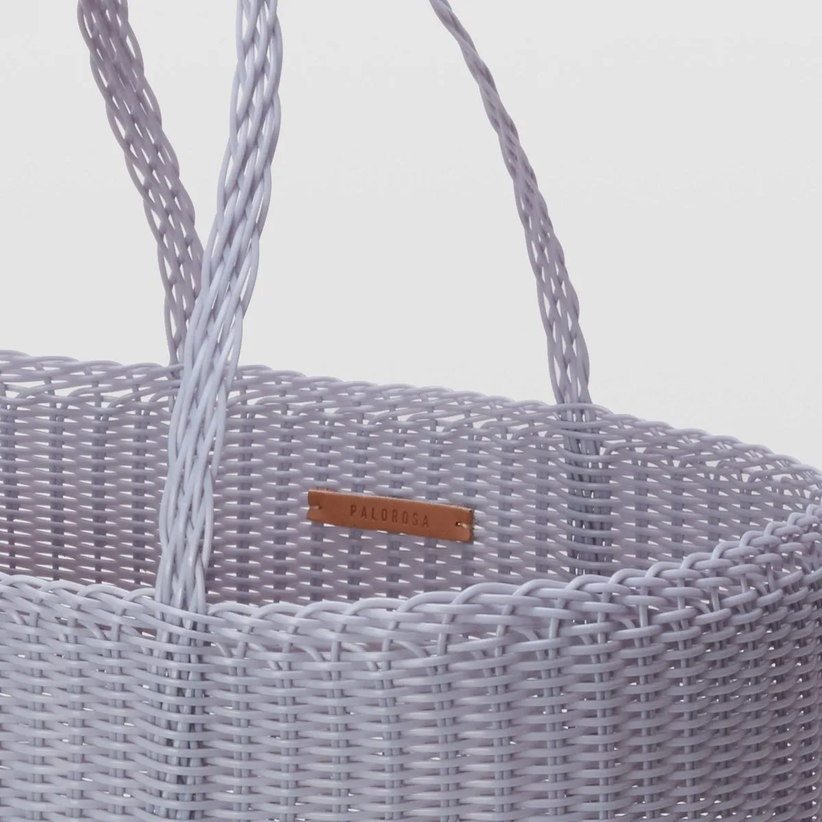 Large Basket Bag - Blue Lilac