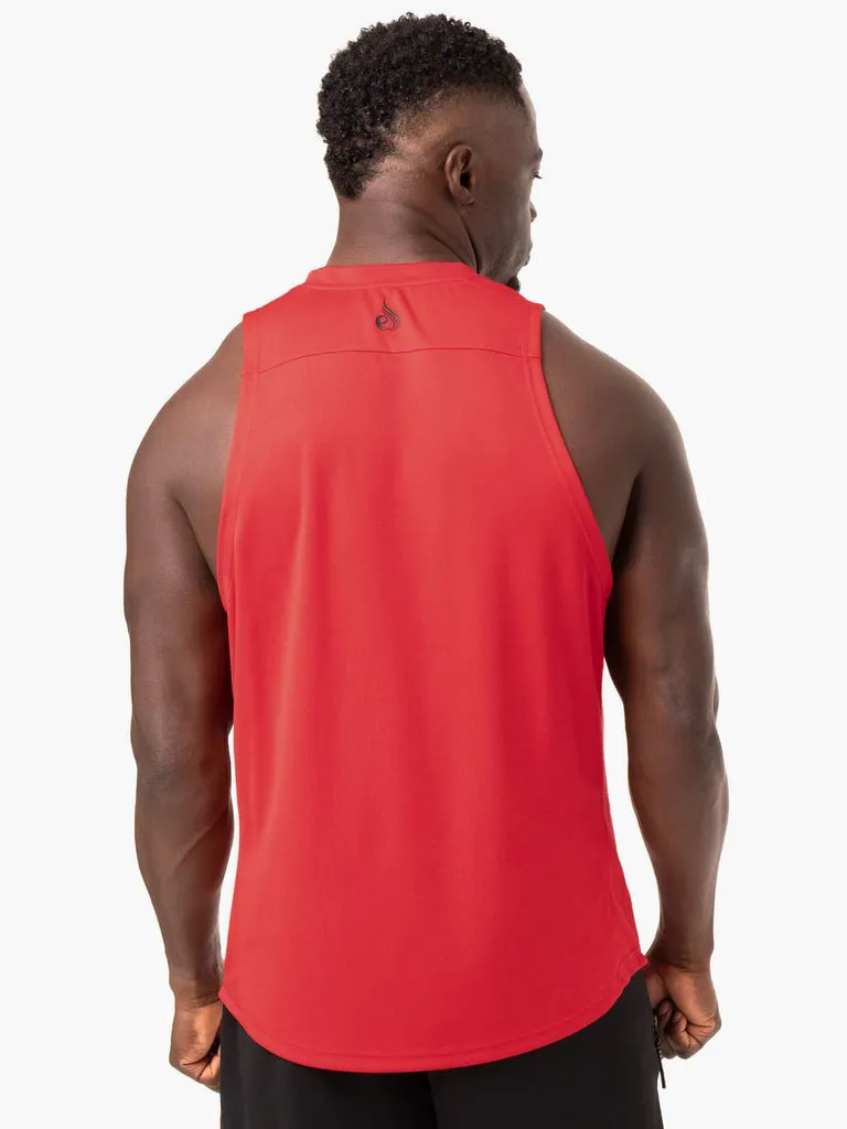 Lift Mesh Baller Tank - Red