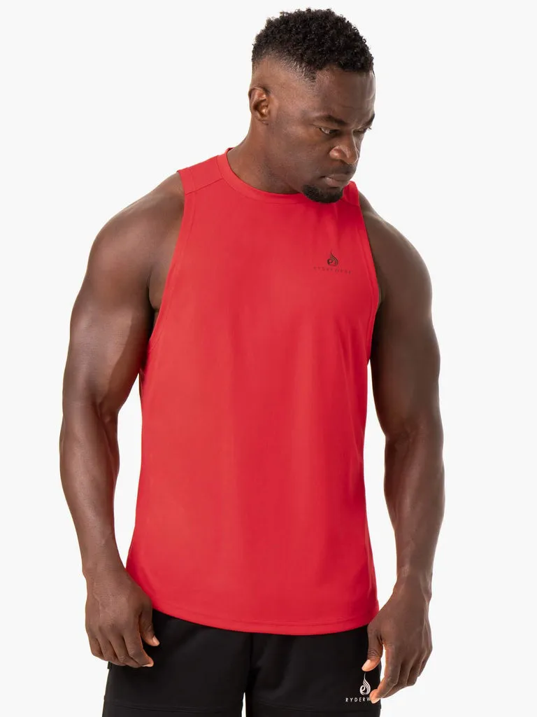 Lift Mesh Baller Tank - Red