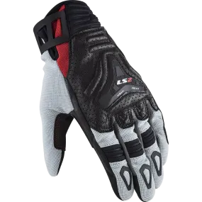 LS2 All Terrain Man Gloves Black/Grey/Red