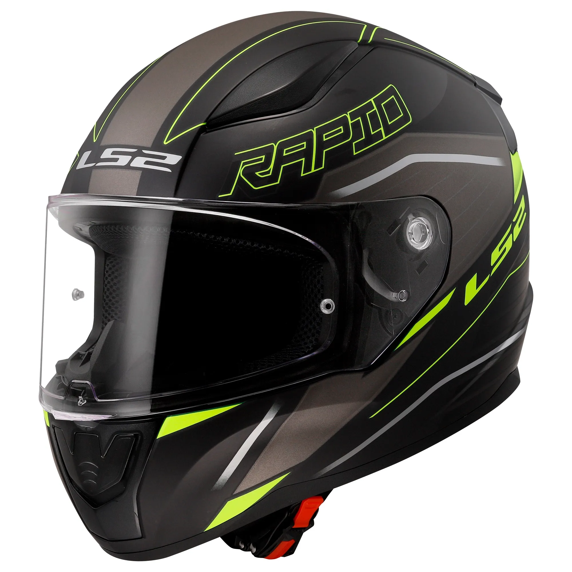 LS2 FF353 Rapid II Rokku Helmet - Black/Yellow