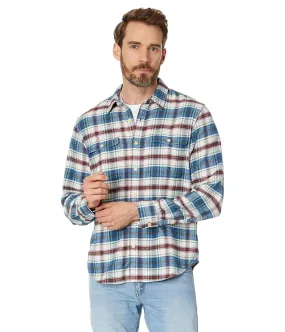 Lucky Brand Plaid Workwear Cloud Soft Long Sleeve Flannel Top