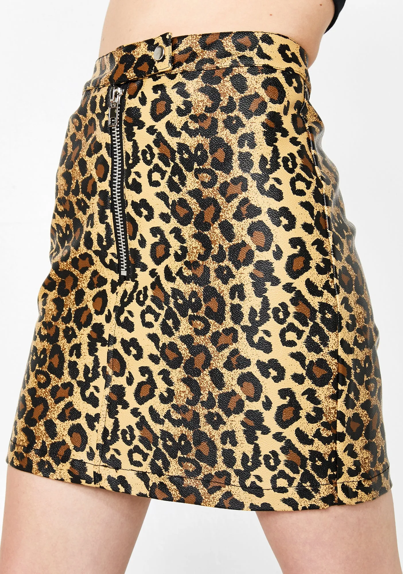 Lynx Leopard Skirt-