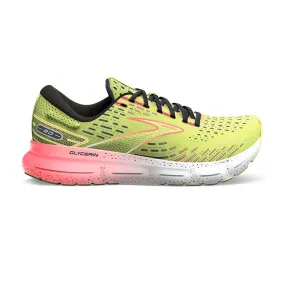 Men's Glycerin 20 Running Shoe - Lime/Red/Ebony - Regular (D)