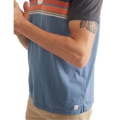 Men's Marine Layer Textured Stripe Polo