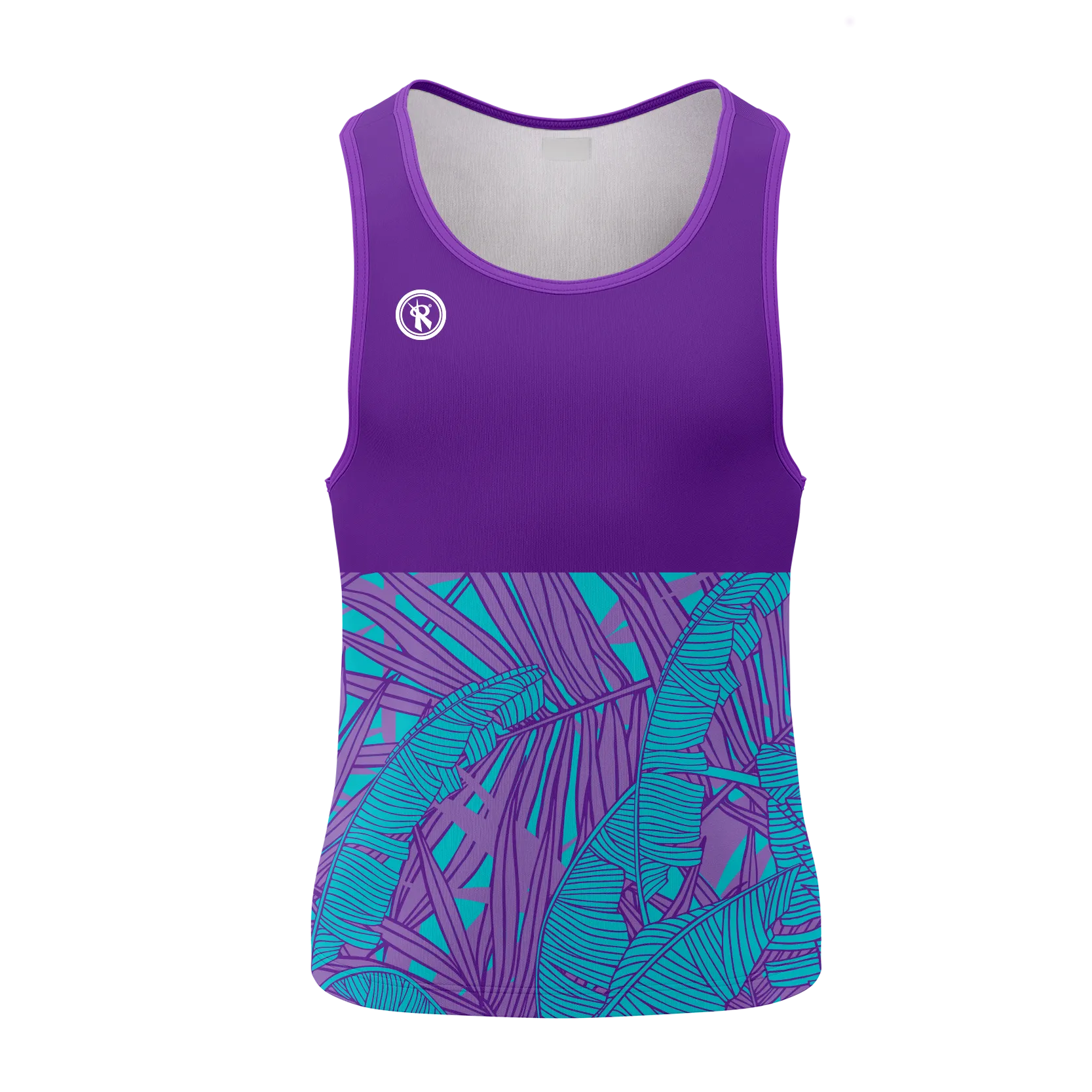 Mens Sublimated Beach Tank - Tropical