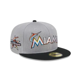 Miami Marlins Pivot Mesh 59FIFTY Fitted Hat