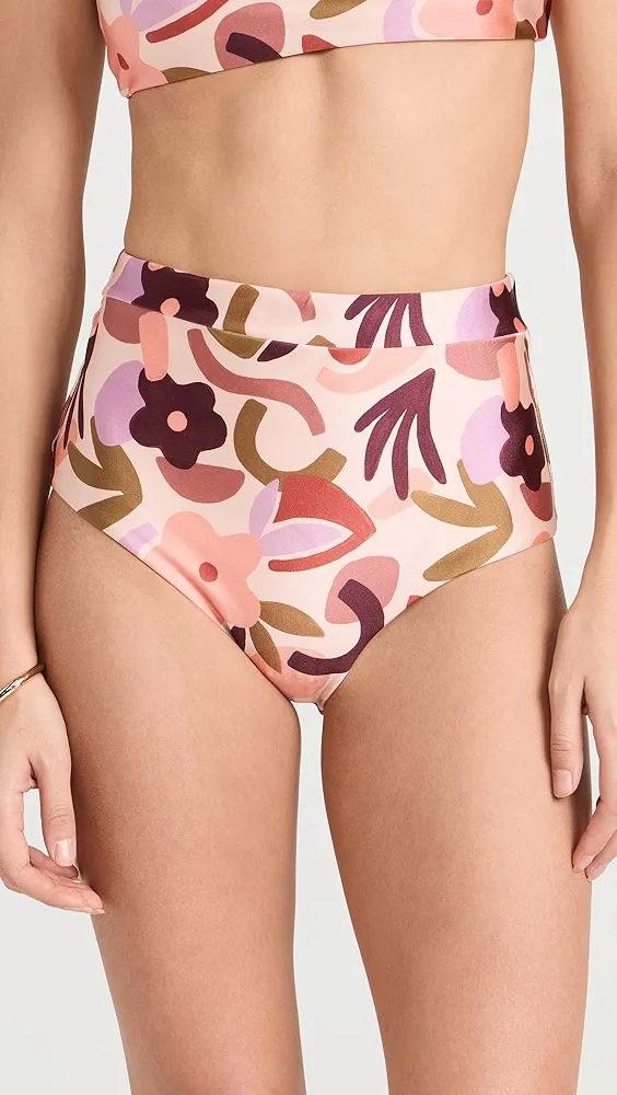 MINKPINK   Rayssa High Waist Bikini Bottoms 