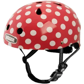 Nutcase Gen3 Urban Helmet - Mini Dots Graphic - Red-White Dots