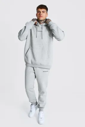 Oversized Official Man Hooded Tracksuit | boohooMAN UK