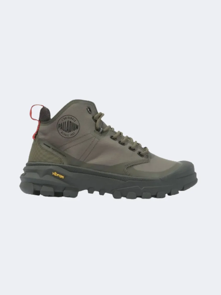 Palladium Pallarider Mid Waterproof Men Lifestyle Shoes Olive Night