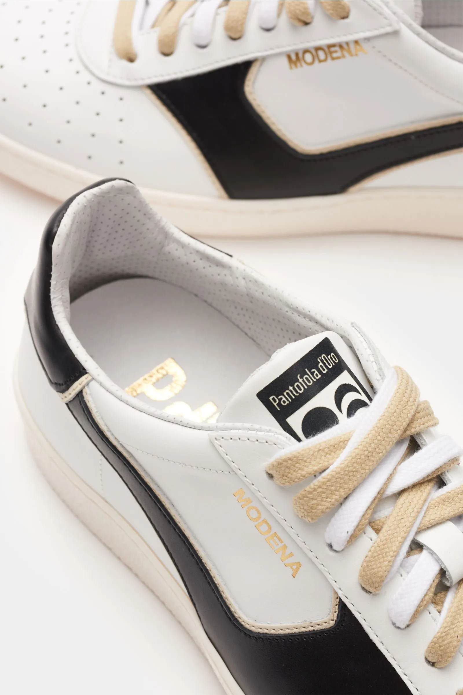 PANTOFOLA D'ORO sneakers 'Modena' white/black