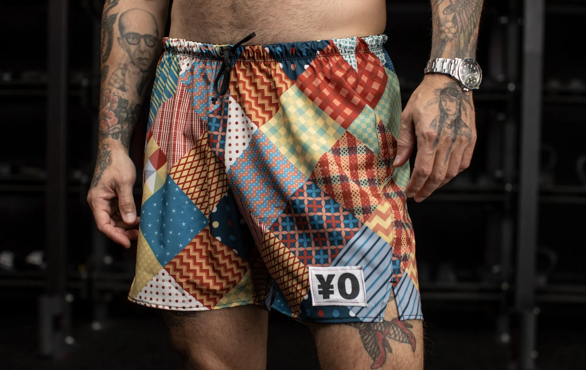 Patchwork Active Short