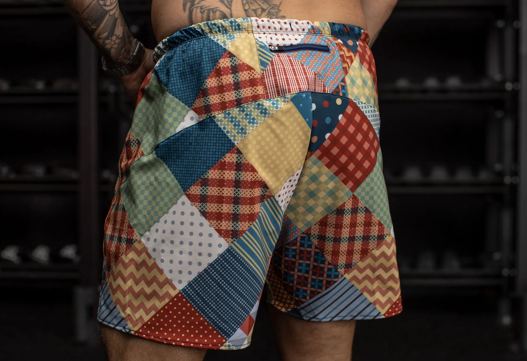 Patchwork Active Short