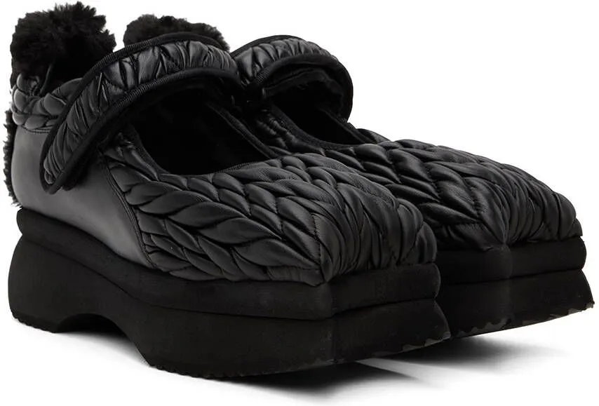 Paula Canovas Del Vas Black Diablo Mary Jane Sneakers