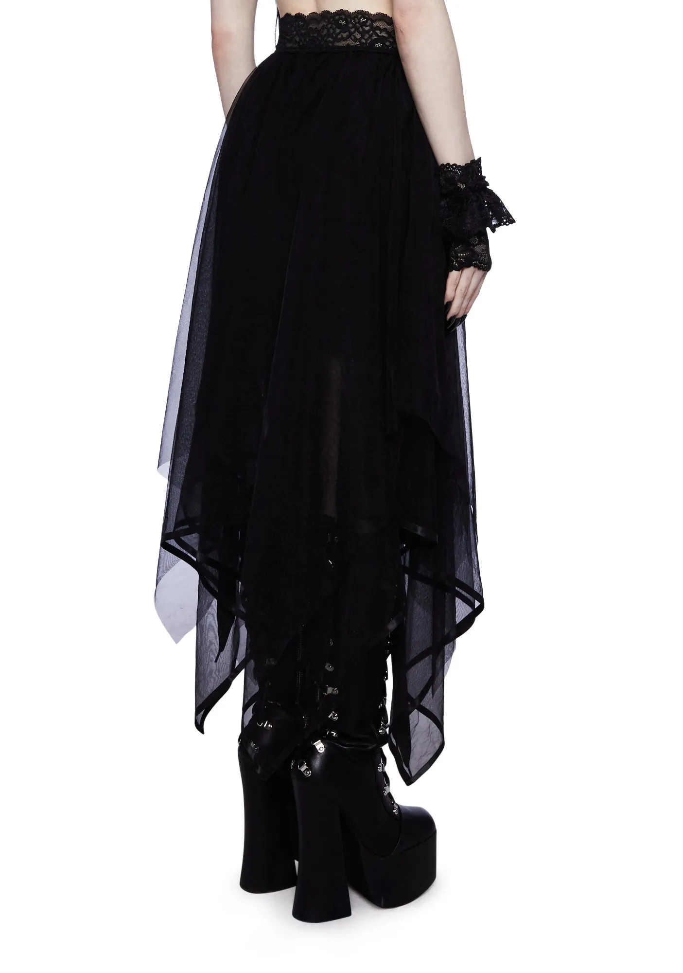 Phantom Devotion Midi Skirt-