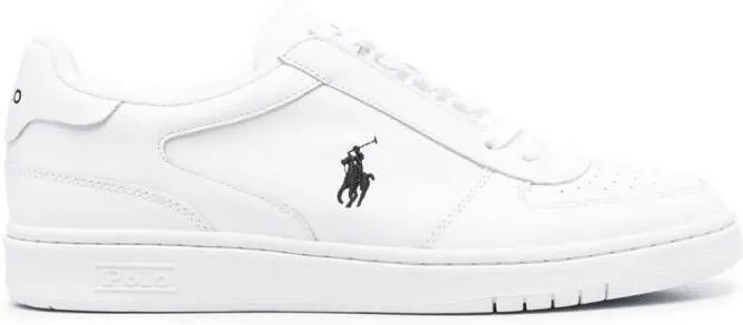 Polo Ralph Lauren logo-embroidered high-top sneakers Black