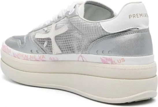 Premiata leather sneakers Grey