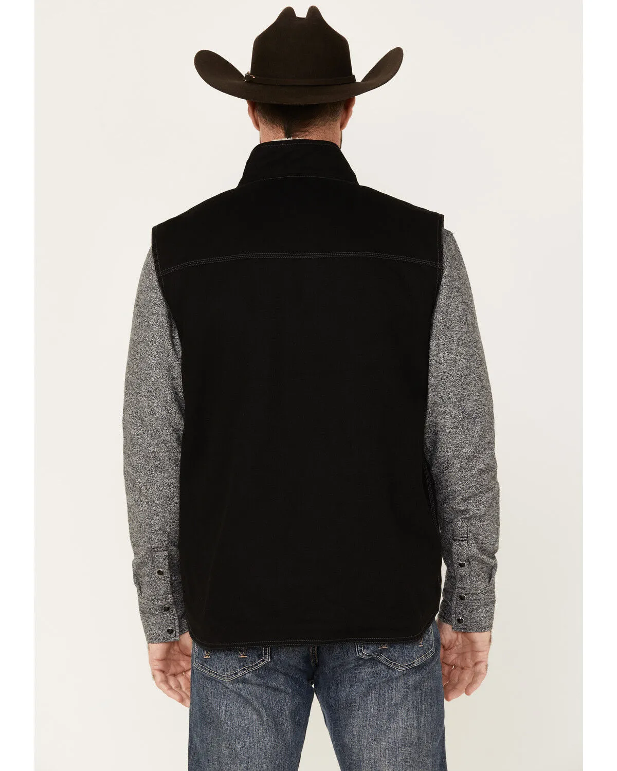 Product Name:  Cowboy Hardware Men's Logo Canvas Solid Workwear Vest