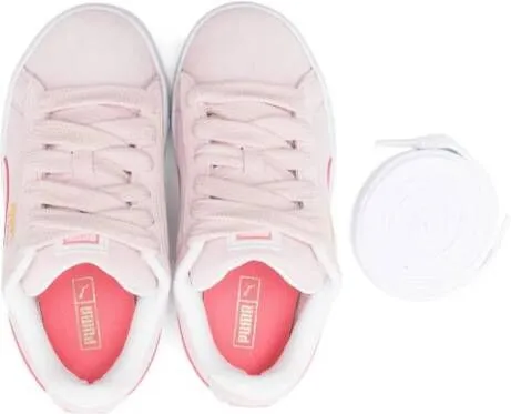 Puma Kids XL suede sneakers Pink