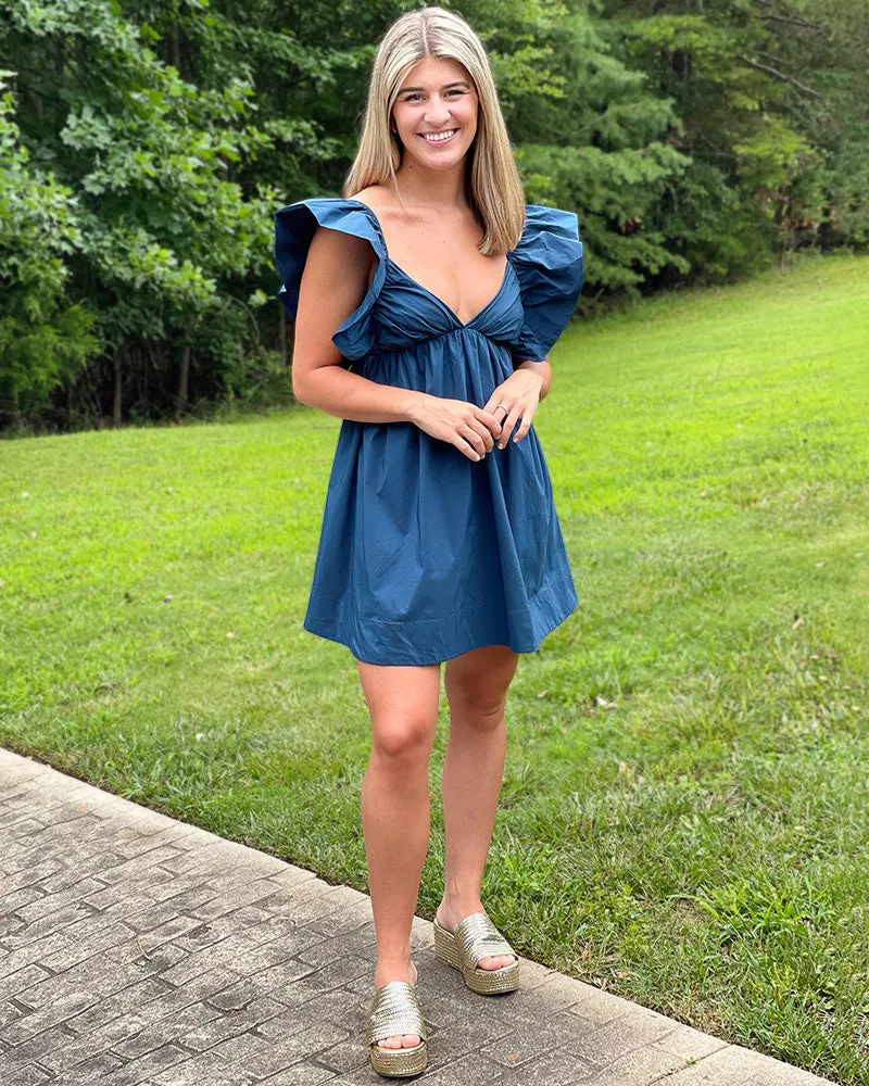 Rachael Dress - Navy