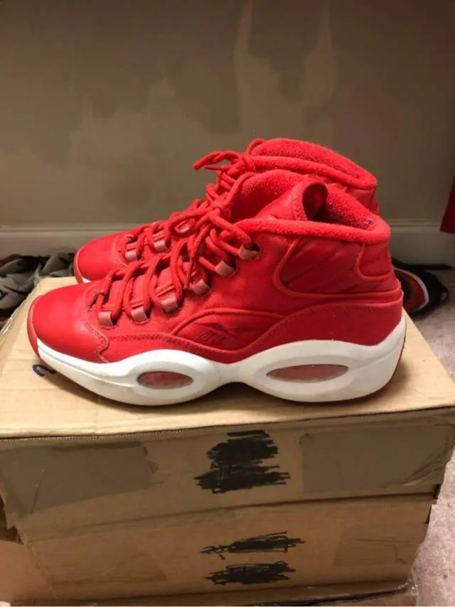 Reebok Question Mid "Canvas Pack" - Red / White