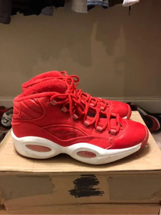 Reebok Question Mid "Canvas Pack" - Red / White