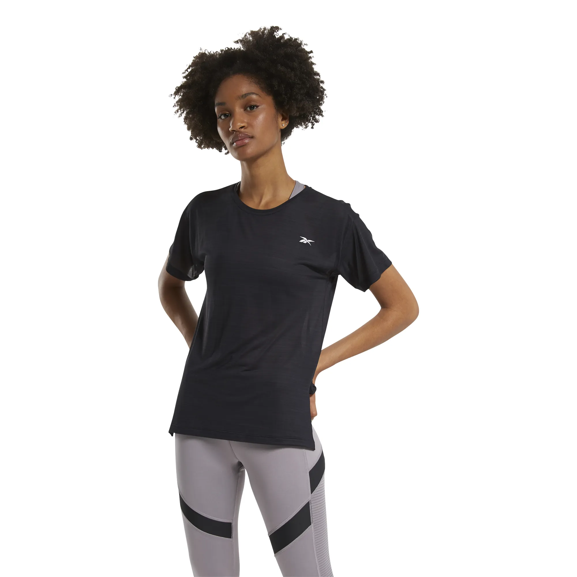 Reebok Women's Workout Ready Activchill Tee Black | Buy Reebok Women's Workout Ready Activchill Tee Black here | Outno