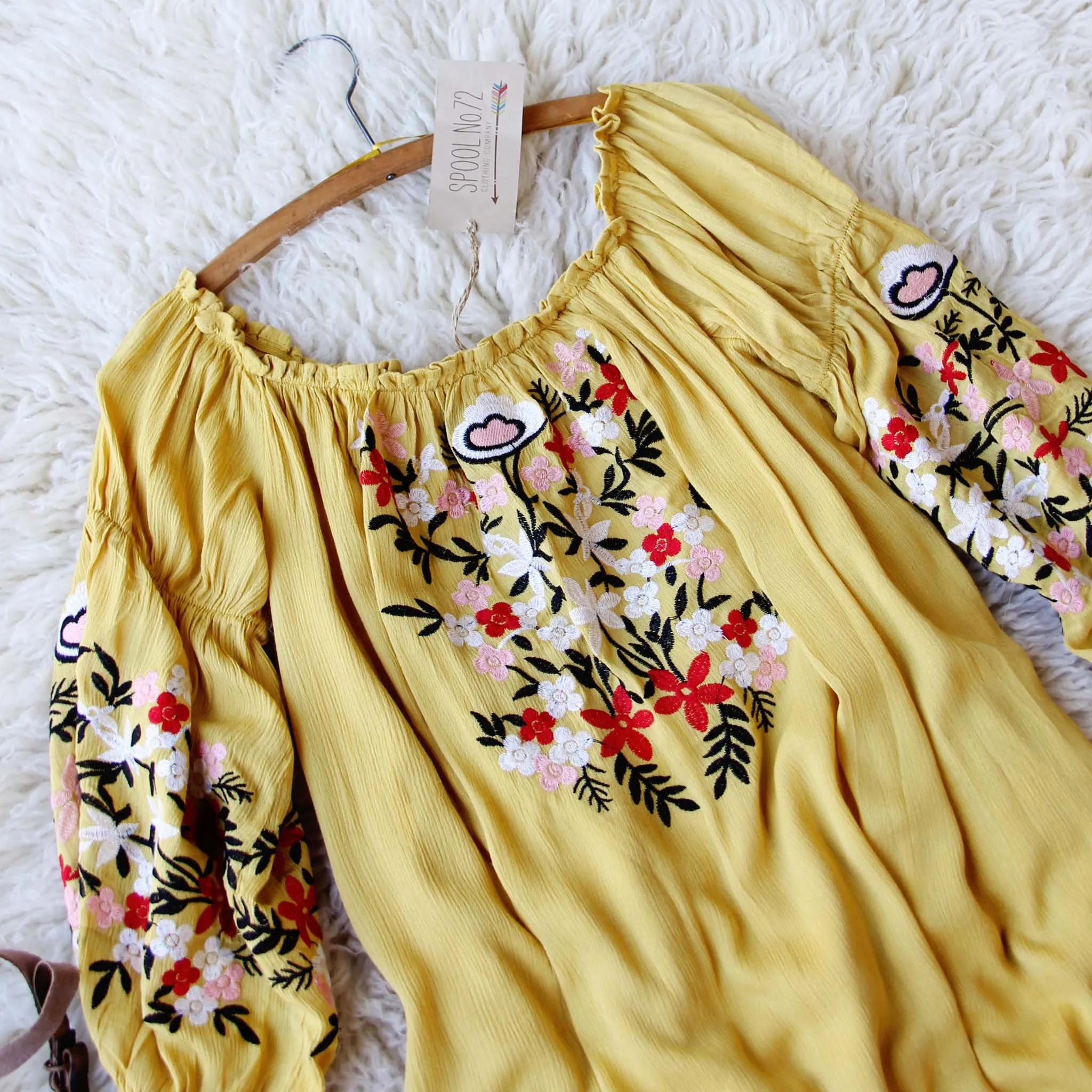 Sandy Mustard Dress