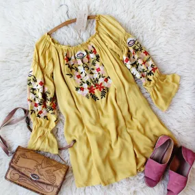 Sandy Mustard Dress