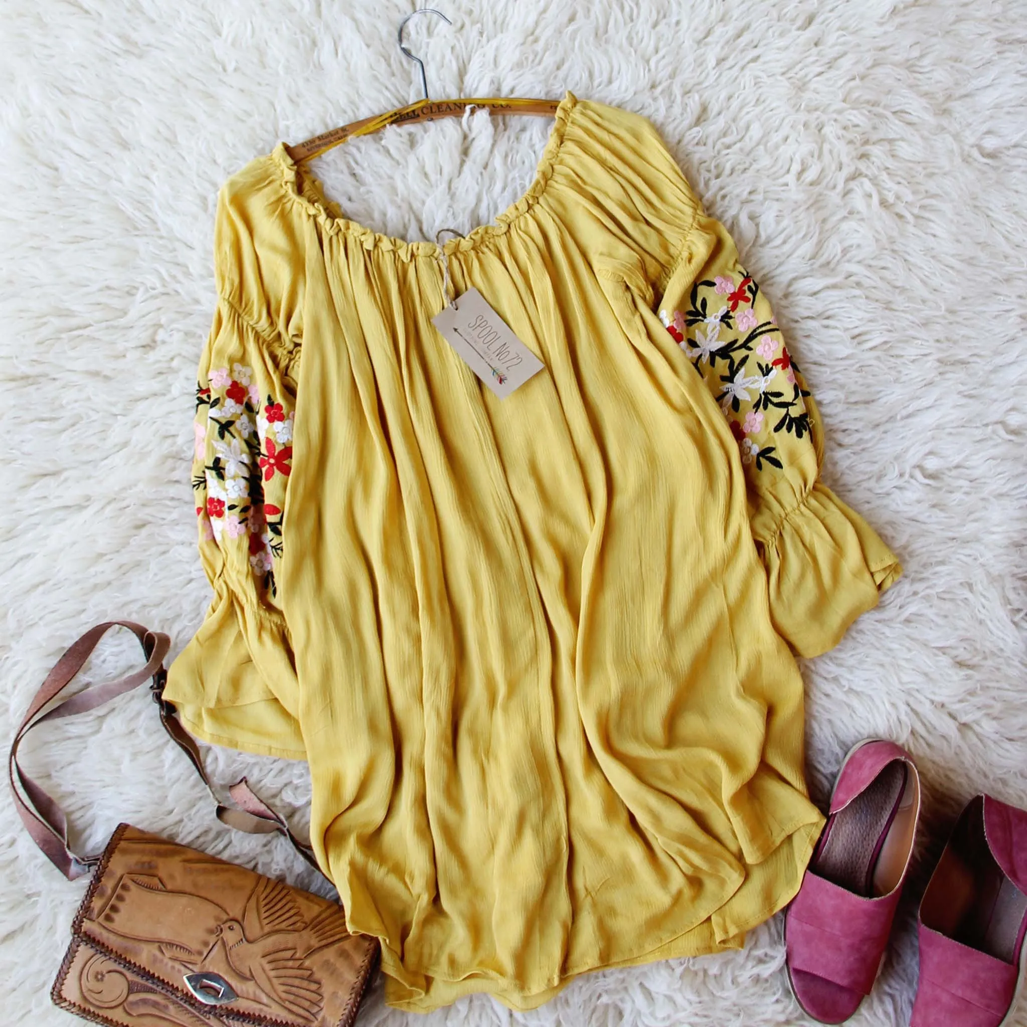 Sandy Mustard Dress