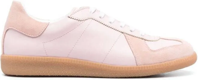 Scarosso Tilda panelled-leather sneakers Pink