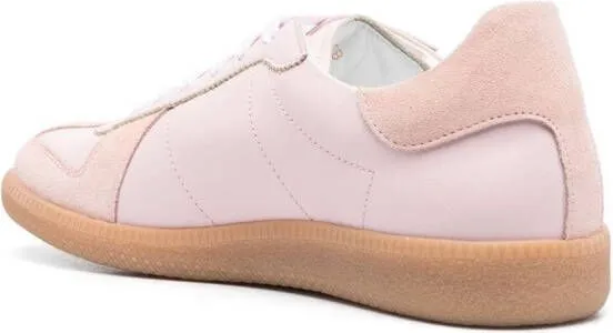 Scarosso Tilda panelled-leather sneakers Pink