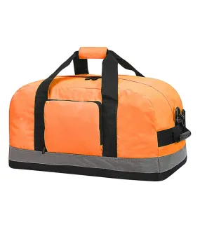 Seattle workwear hi-vis holdall / duffle bag 50 litres one size hi vis orange Shugon