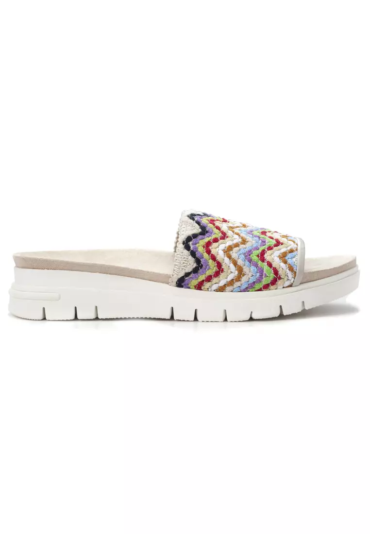 Shu Talk AMAZTEP Simple Elastic Slide Comfy Sandals