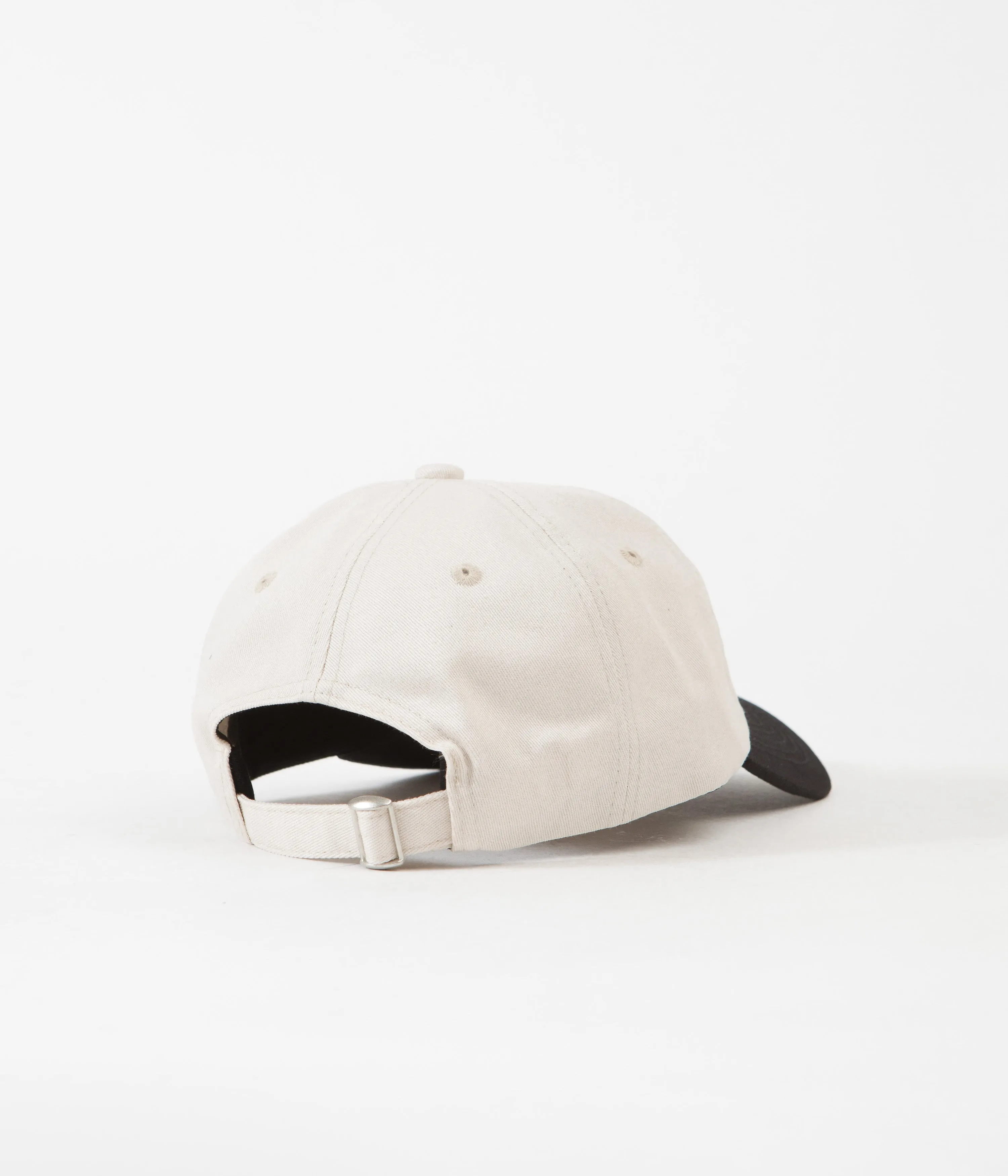 Skateboard Cafe Checkerboard Embroidered Cap - Cream / Black