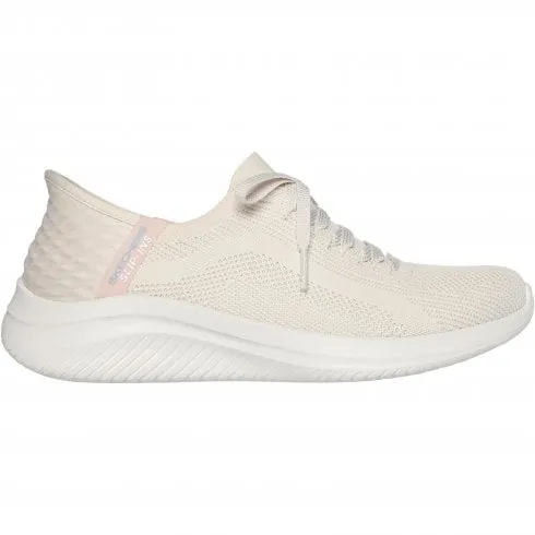 Skechers Ultra Flex 3.0 - Brilliant | Natural | Womens Slip Ins Trainers