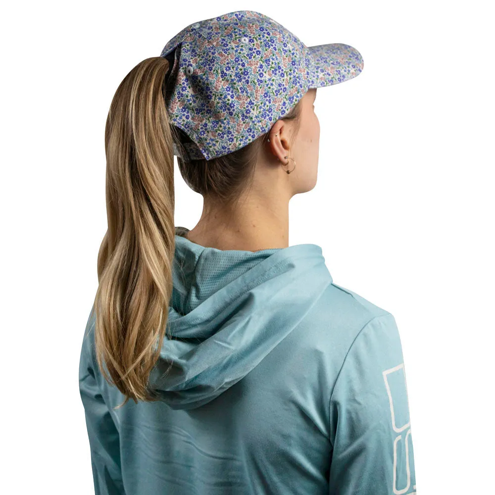 Skeeter Ladies Floral Ponytail Hat