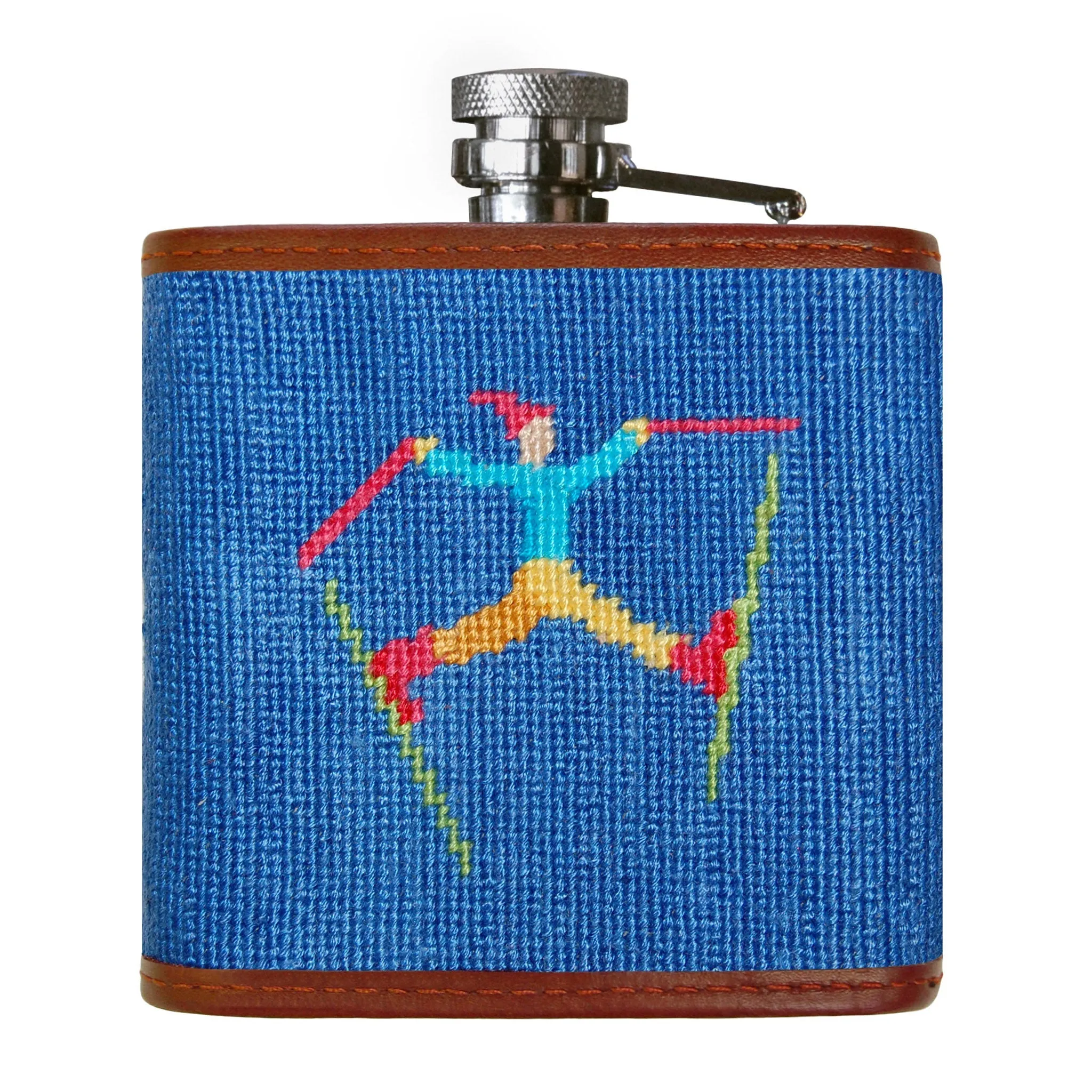 Ski Tricks Flask (Cobalt)