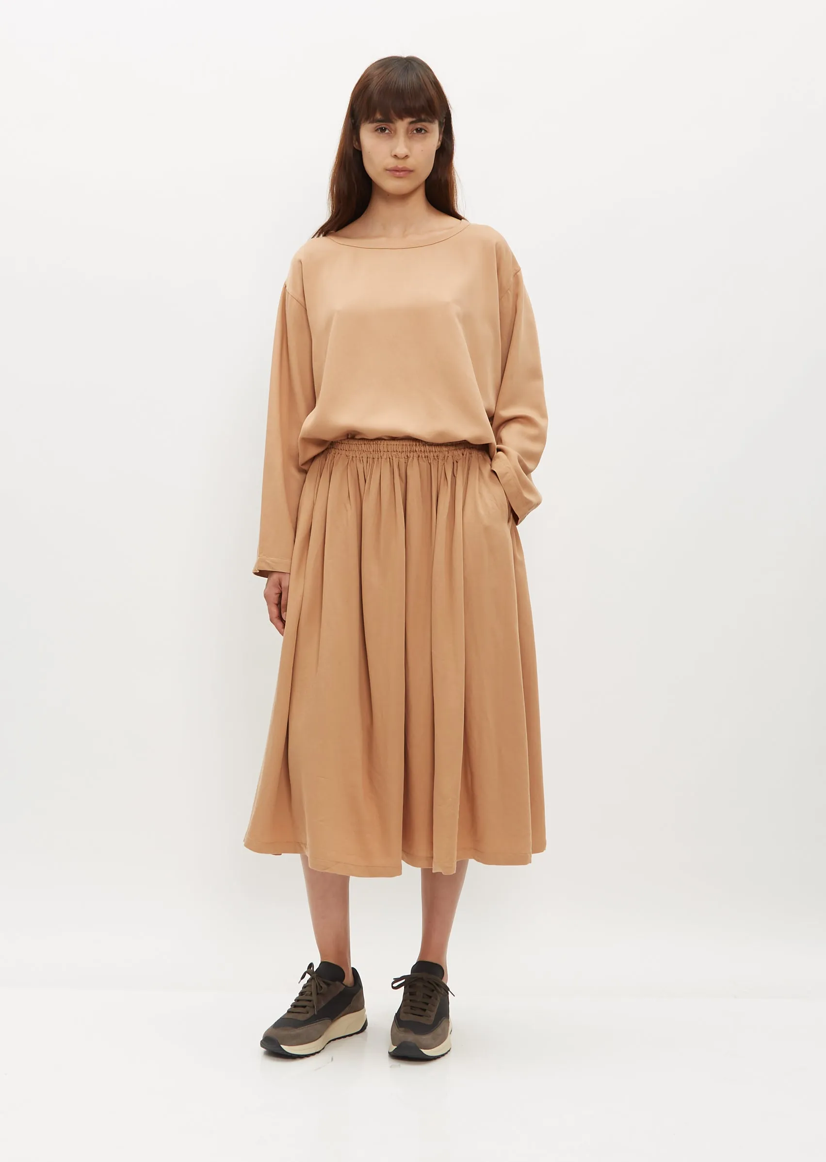 Skye Tencel Skirt - Dune