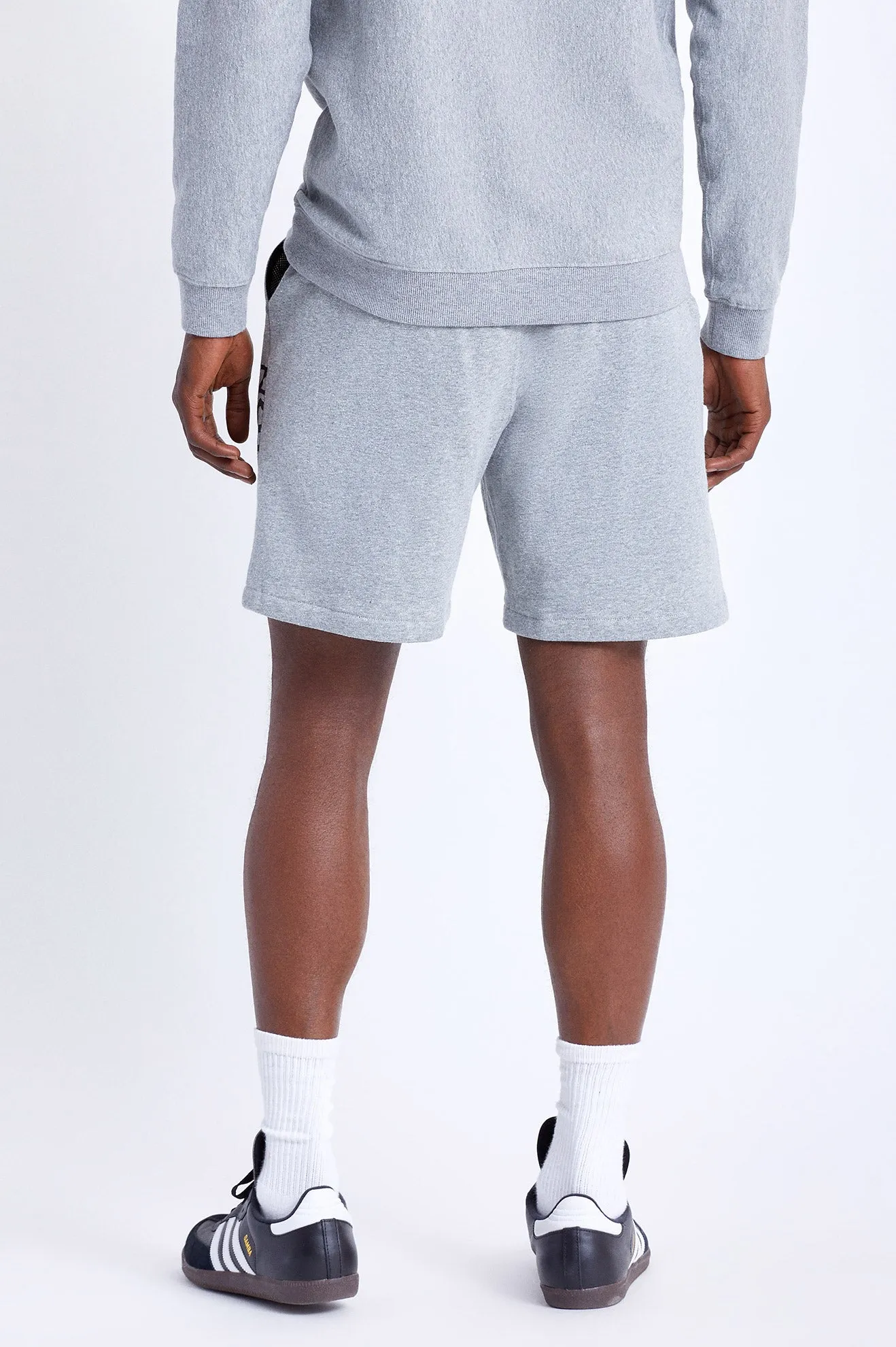 Stem Fleece Utility Short - Heather Grey