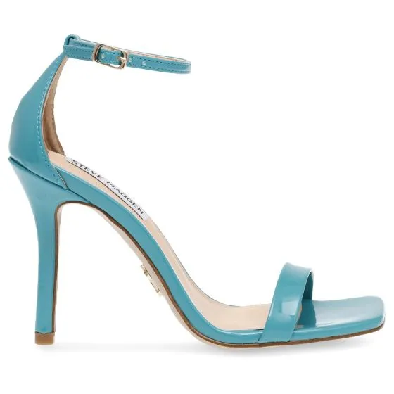 Steve Madden Uphill Teal Pat Recycled PU Sandals