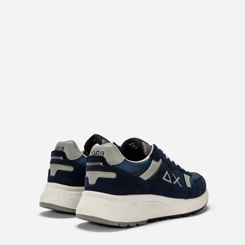 Sun68 Daddy Navy Blue Sneakers