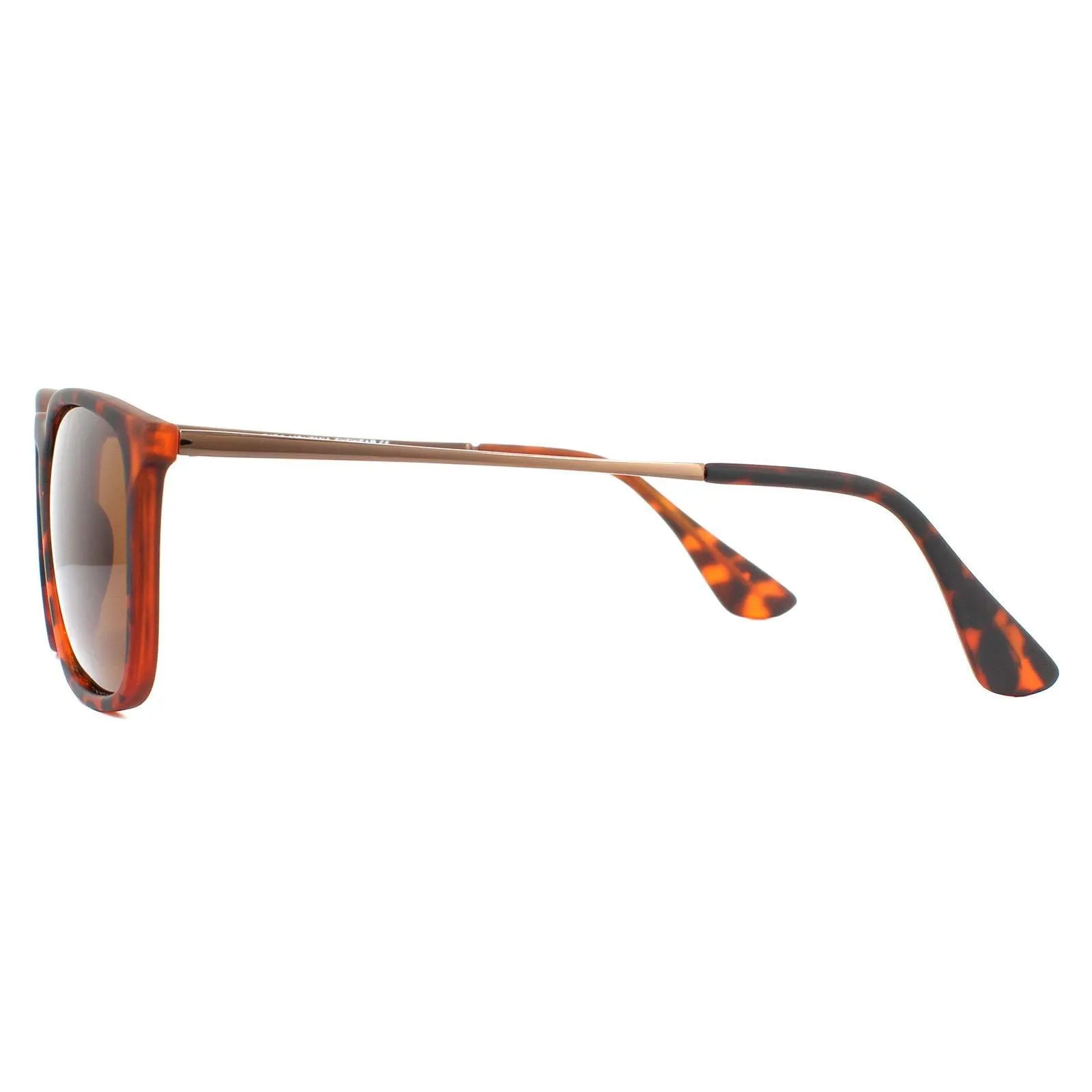 Sunglasses | Rectangle Brown Turtle Rubbertouch Brown Polarized Sunglasses | montana