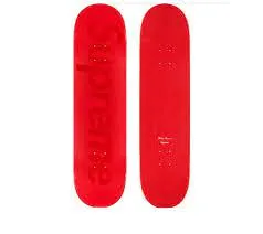 Supreme Box Logo Skateboard Deck (Red)